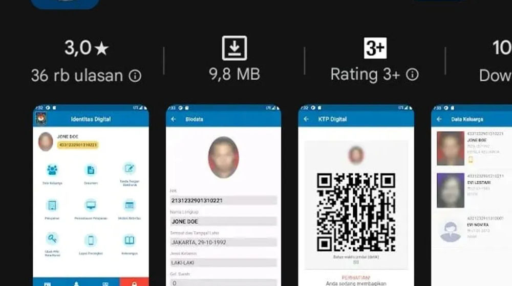 Pemerintah bakal mengganti Kartu Tanda Penduduk (KTP) yang semula berwujud cetak atau fisik menjadi Identitas Penduduk Digital (IKD).