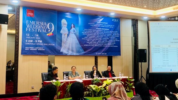 Gandeng 52 Vendor, Emersia Wedding Festival ke-9 Siap Menjadi Pameran Pernikahan Terbesar di Lampung