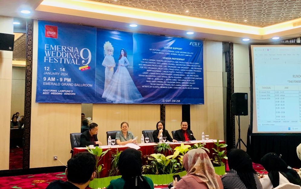 Press Conference persiapan event Emersia Wedding Festival ke-9 