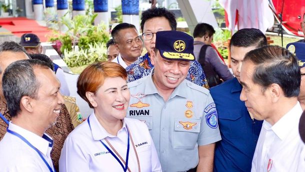 Direktur Utama Jasa Raharja Hadiri Peresmian Terminal Tipe A Pakupatan oleh Presiden Jokowi