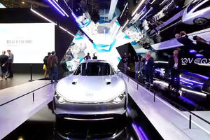 Mercedes-Benz di acara Consumer Electronics Show (CES) 2024.