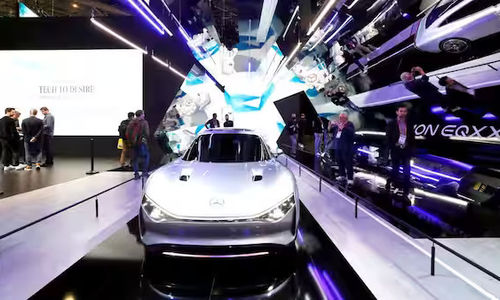 Mercedes-Benz di acara Consumer Electronics Show (CES) 2024.