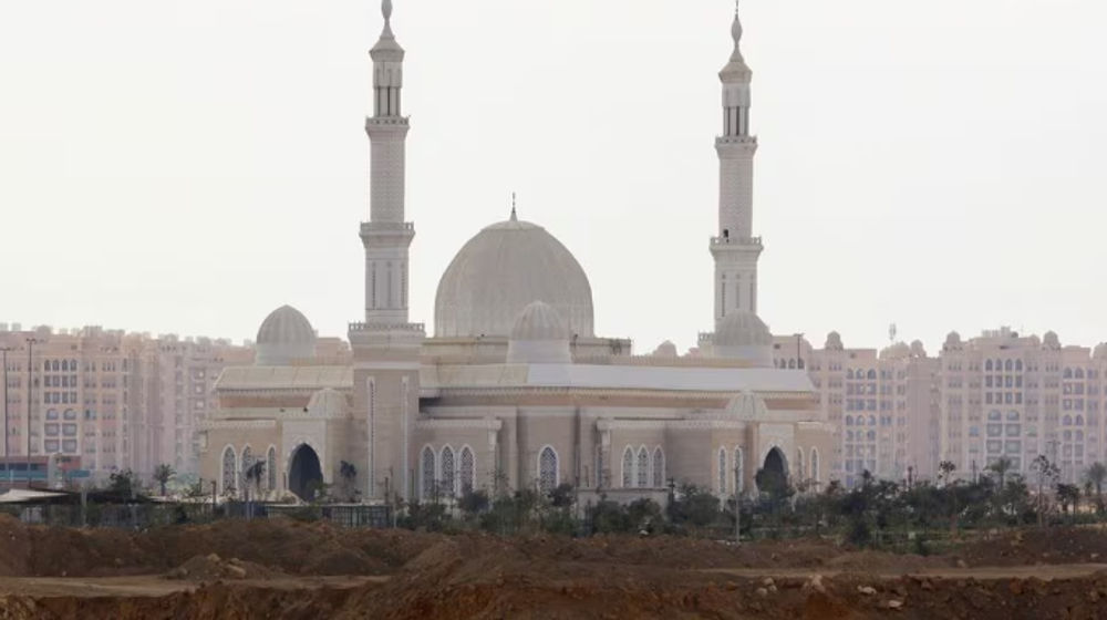 Pemandangan umum bangunan dan masjid di Ibu Kota Administrasi Baru (NAC) di timur Kairo, Mesir