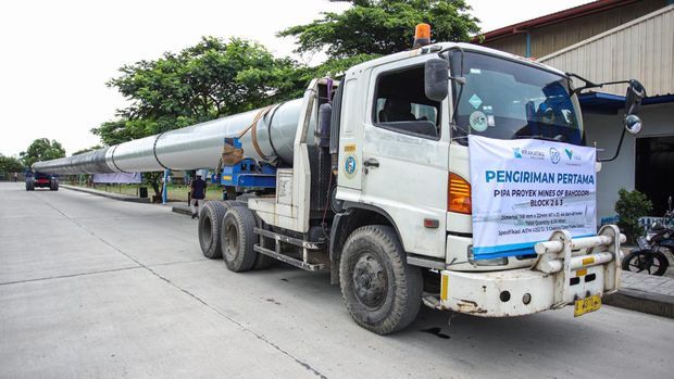PT Krakatau Pipe Industries, telah mengirimkan pipa untuk proyek Mines of Bahodopi Block 2 & 3 yang berlokasi di Sulawesi Tengah. 
