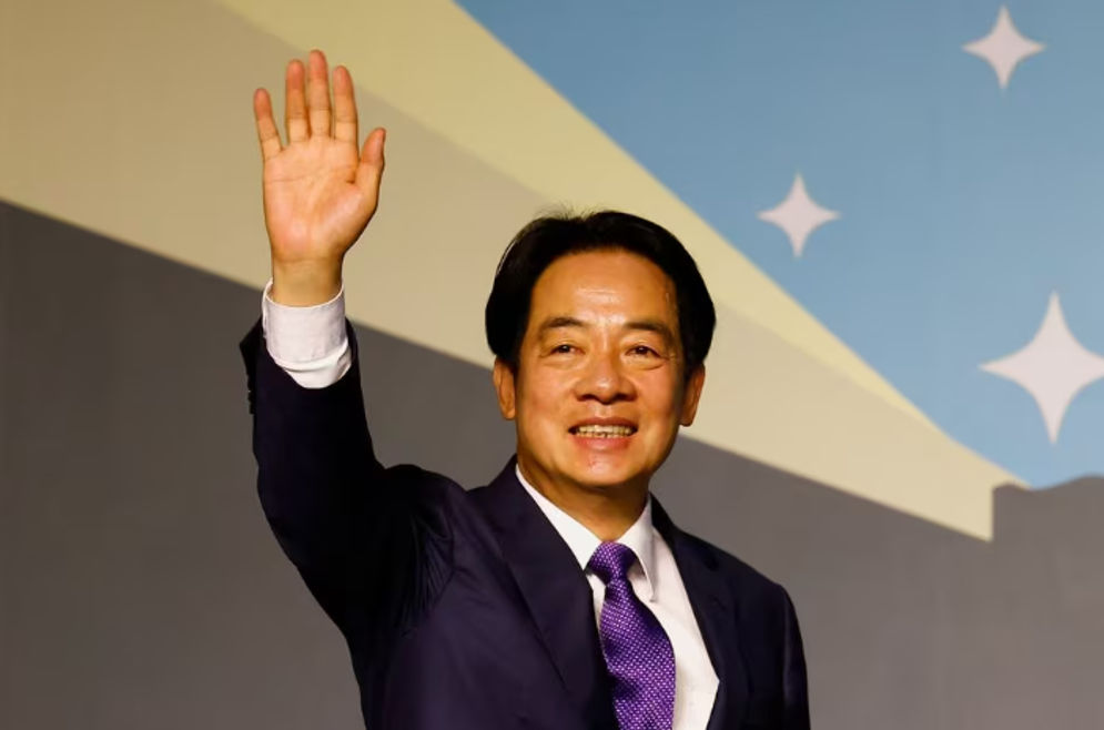 Presiden terpilih Taiwan Lai Ching-te, dari Partai Progresif Demokratik (DPP)