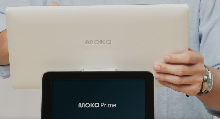 Ilustrasi perangkat Moka Prime.