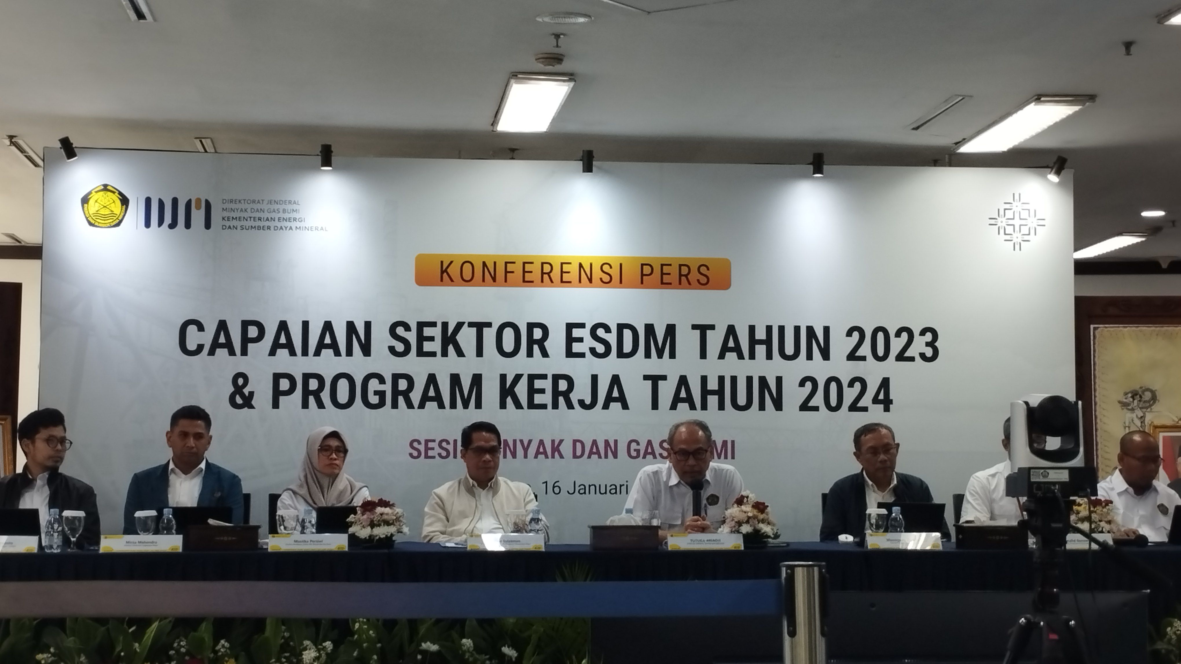 Konpers capaian kinerja 2023 dan rencana kinerja 2024 Direktorat Jenderal Migas