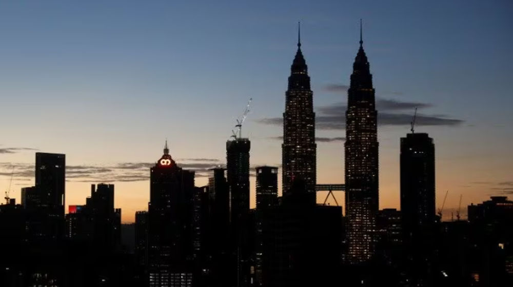 Pemandangan langit Kuala Lumpur di Malaysia