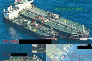 Transfer ilegal di laut lepas antara kapal asing dan kapal tanker Korea Utara Yuk Tung