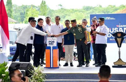 Presiden Jokowi Luncurkan Nusantara Logistic Hub di IKN