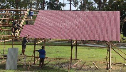 Gazebo untuk Pengunjung Melengkapi Penangkaran Rusa di Area Kantor Bupati PPU  (Foto: Humas Pemkab PPU)