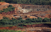 Pemandangan lokasi penambangan nikel Vale di Sorowako, provinsi Sulawesi Selatan, Indonesia