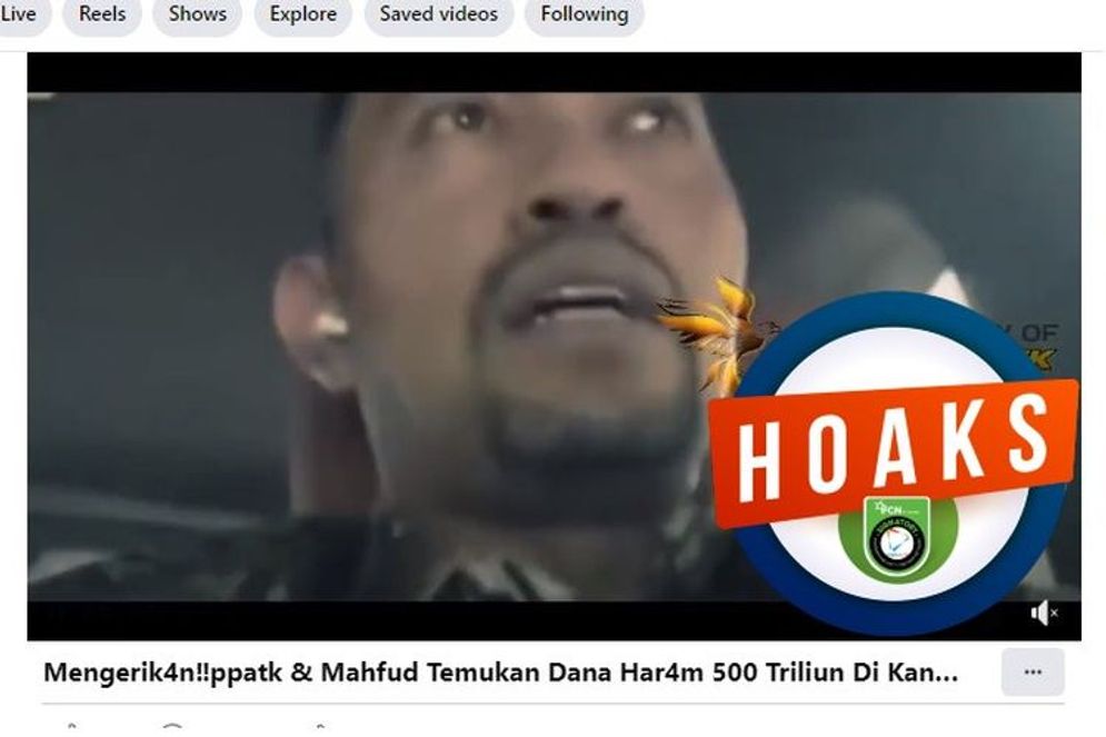 Hoaks: PPATK dan Mahfud MD Temukan Dana Haram Rp 500 Triliun di Kantor Jokowi, Cek Faktanya Yuk!