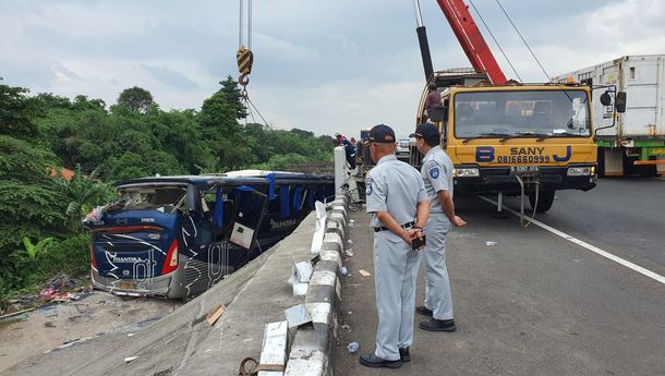 Jasa Raharja Jamin Seluruh Korban Kecelakaan Bus PO Shantika di Tol Pemalang