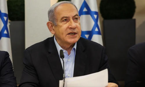 Perdana Menteri Israel Benjamin Netanyahu (Ronen Zvulun / pool via AFP)