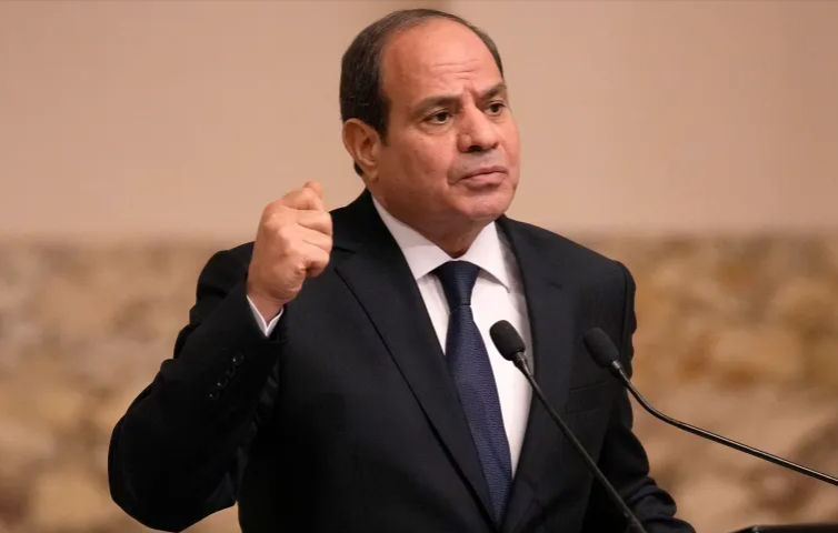 Presiden Mesir Abdel Fattah el-Sisi (Christophe Ena / Pool via AFP)