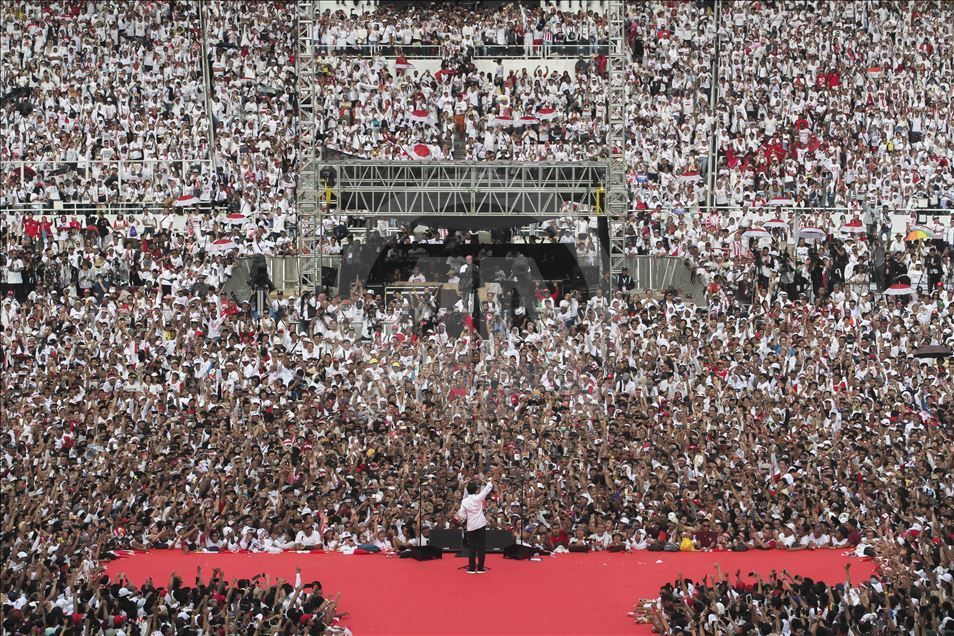 Kampanye akbar Joko Widodo-Ma'ruf Amin di Stadion Utama Gelora Bung Karno beberapa waktu lalu.