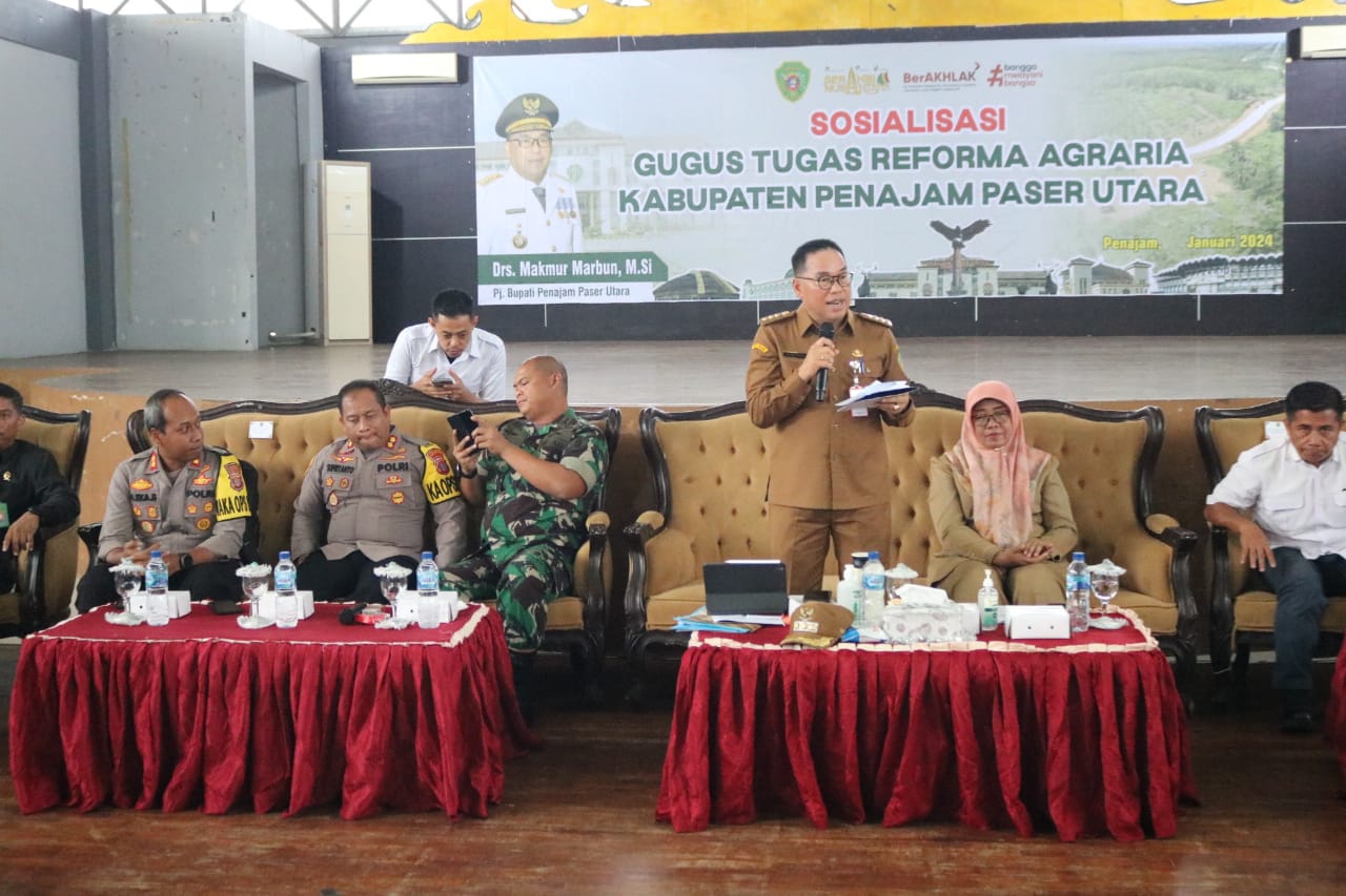 Sosialisasi Reforma Agraria, PJ Bupati PPU Tegaskan Pemerintah Tidak Mungkin Merugikan Masyarakat