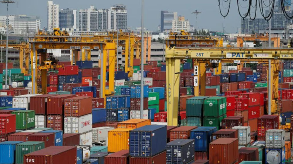 Pemandangan pelabuhan Bangkok, Thailand