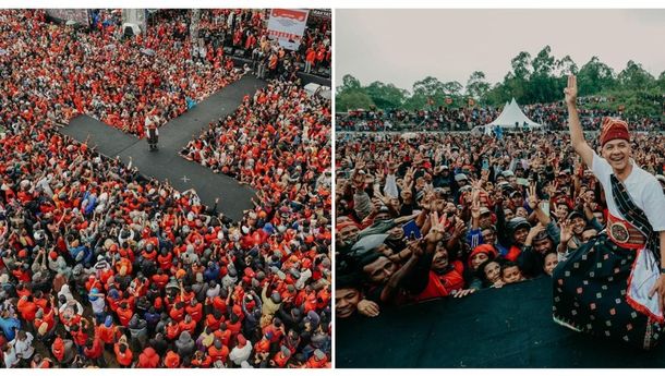 Usai Kampanye yang Meriah, Ganjar Pranowo Didoakan oleh Tua-Tua Adat Kampung Ruteng Pu'u