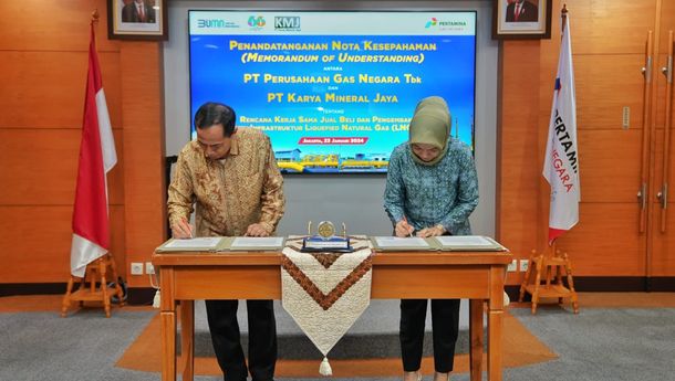 PGN Tandatangani Kesepakatan Pasok LNG dengan KMJ