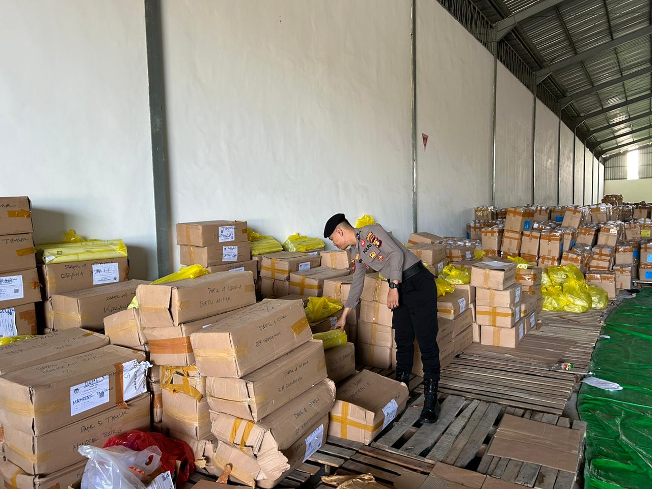 Polresta Balikpapan Intensifkan Pengamanan Gudang Logistik 