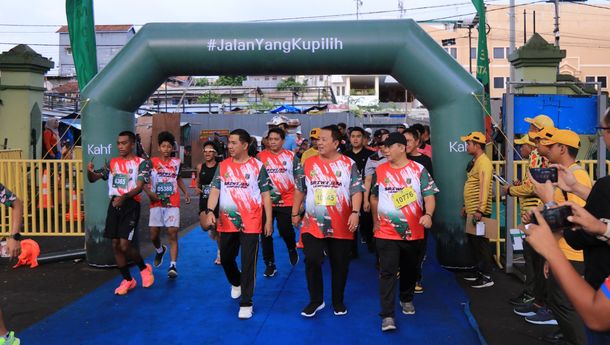 2.150 Pelari Ikuti Sriwijaya Lampung Run 2024 Peringati HUT Ke-78 Kodam II/Sriwijaya