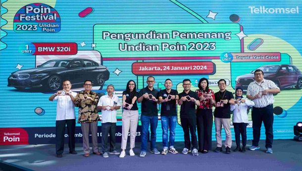 Apresiasi Pelanggan Setia, Telkomsel Umumkan Pemenang Program Undian Poin Festival 2023