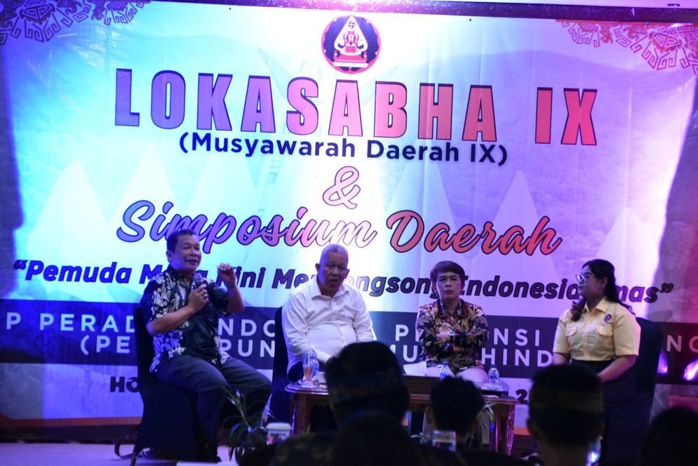 Pembicara Simposium Peradah Lampung, Rektor Darmajaya Ajak Pemuda Hindu Ambil Peran dalam Hilirisasi