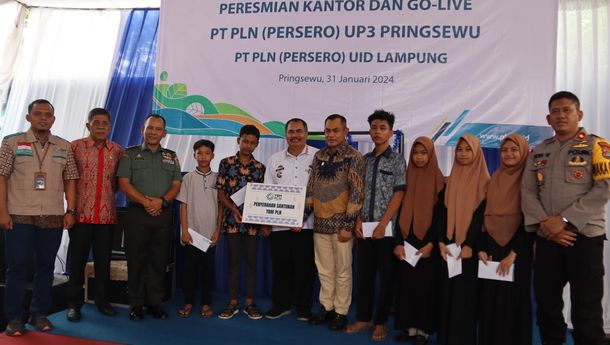 Kantor PLN UP3 Pringsewu Resmi Dibuka, GM PLN Dorong Peningkatan Pelayanan