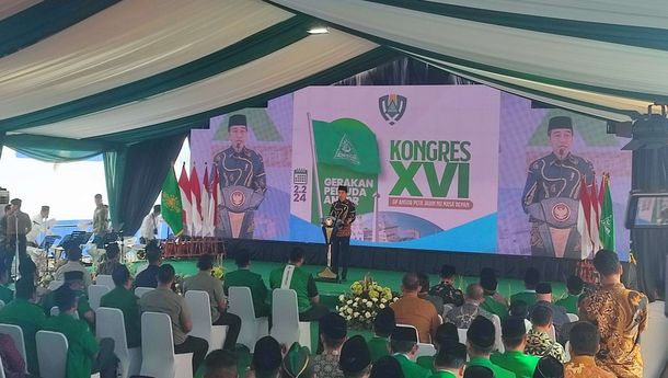 Presiden Buka Kongres GP Ansor di Atas KM Kelud