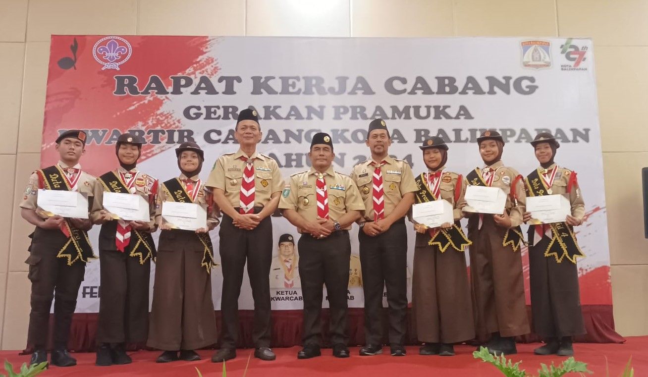 Kwartir Cabang Kota Balikpapan Raih Banyak Prestasi Besar 