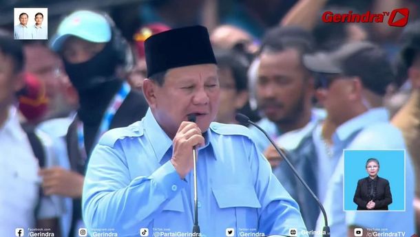 Kampanye Akbar di GBK,  Prabowo Ajak Hormati Para Pemimpin dan Presiden Terdahulu