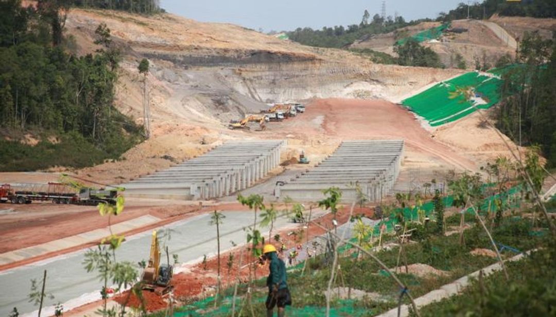 WIKA membangun jalan tol di IKN