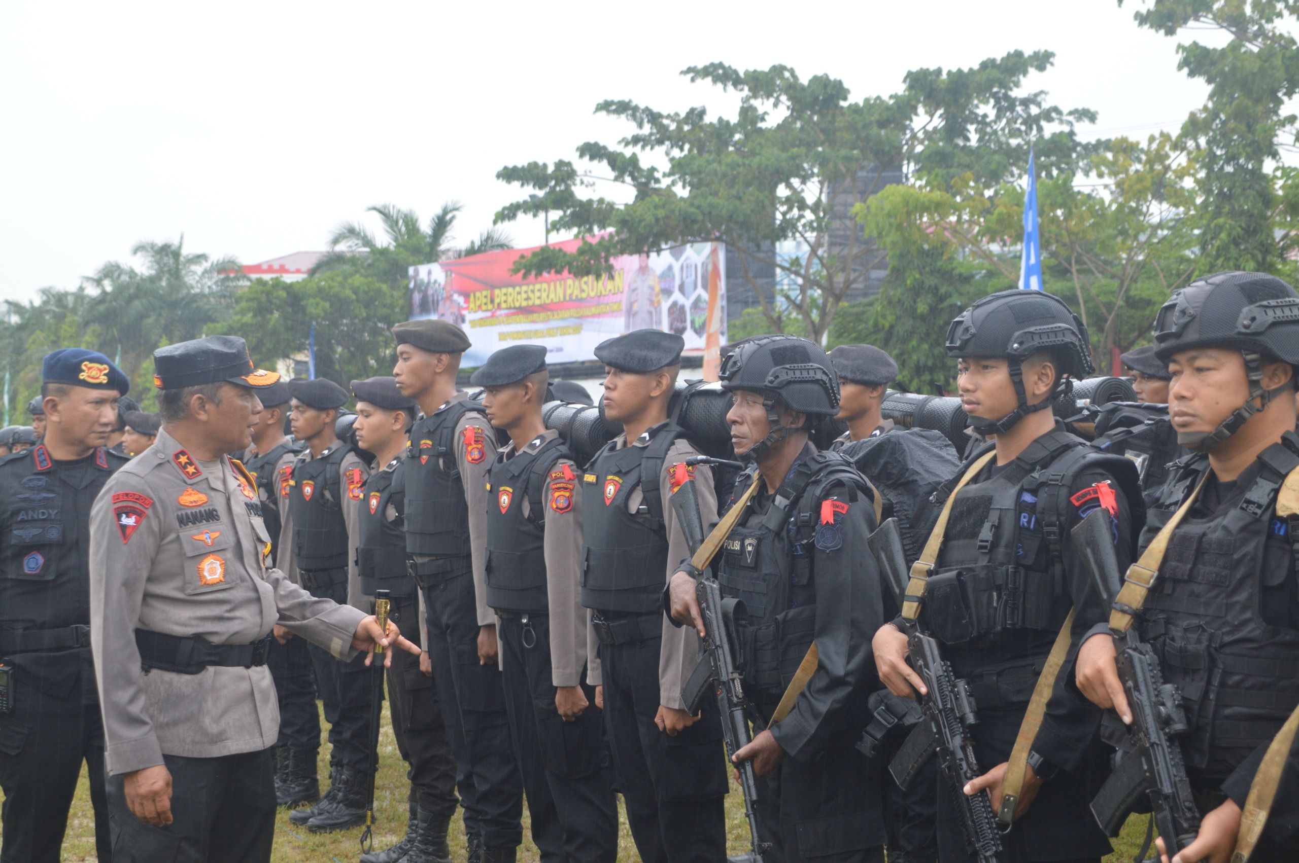 Apel Pengamanan TPS, Kapolda Kaltim Minta Personel Jaga Netralitas