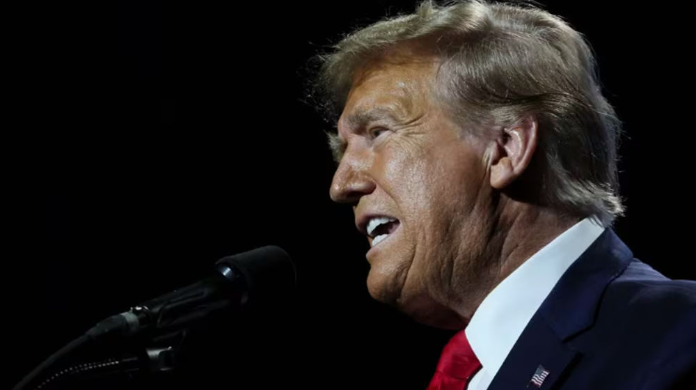 Mantan Presiden AS dan calon presiden dari Partai Republik Donald Trump