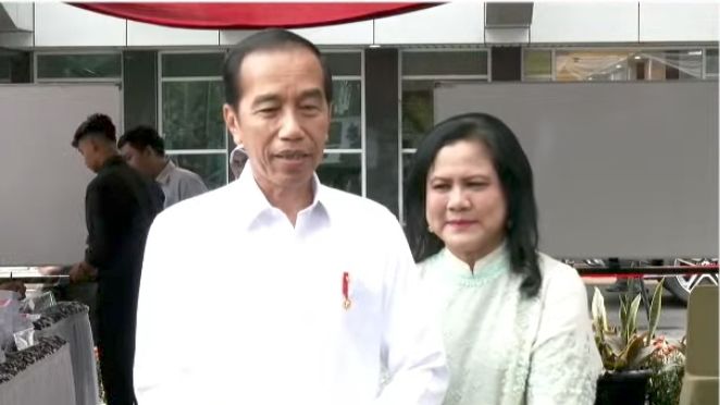 presiden Jokowi dan Iriana Jokowi