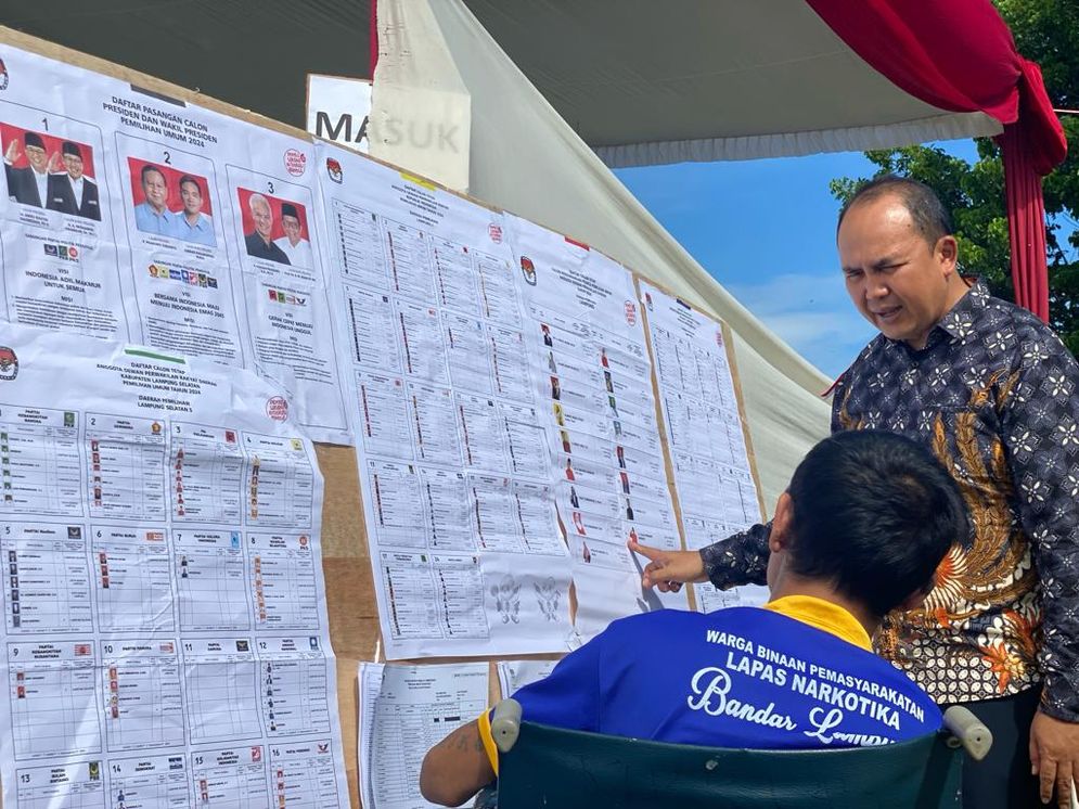 Kepala Lapas Narkotika Kelas IIA Bandar Lampung Ade Kusmanto 