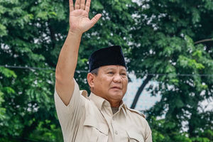 Menteri Pertahanan RI dan presiden terpilih Prabowo Subianto 