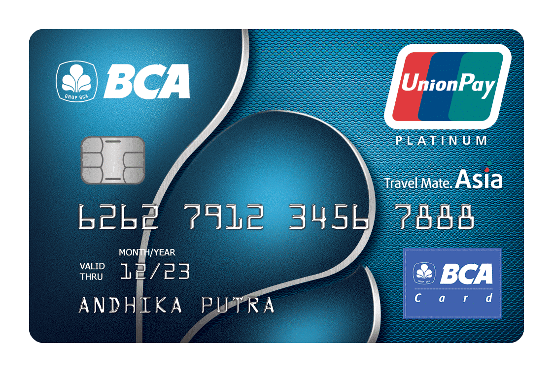 Ilustrasi kartu kredit BCA.