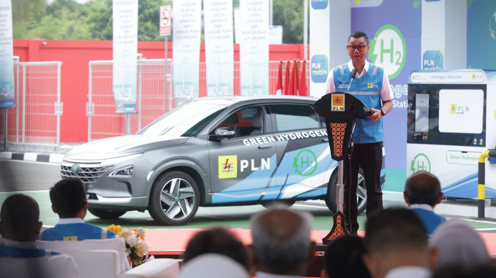 PT PLN (Persero) meresmikan Hydrogen Refueling Station (HRS) pada Rabu , 21 Februari 2024