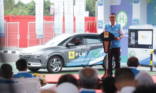 PT PLN (Persero) meresmikan Hydrogen Refueling Station (HRS) pada Rabu , 21 Februari 2024
