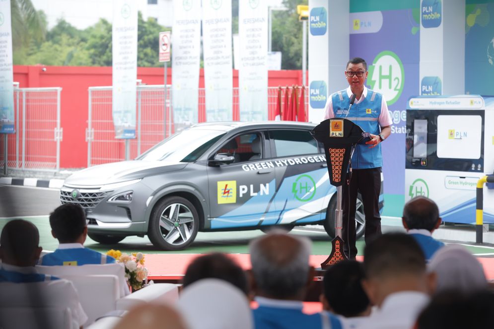 PT PLN (Persero) meresmikan Hydrogen Refueling Station (HRS) pada Rabu , 21 Februari 2024.