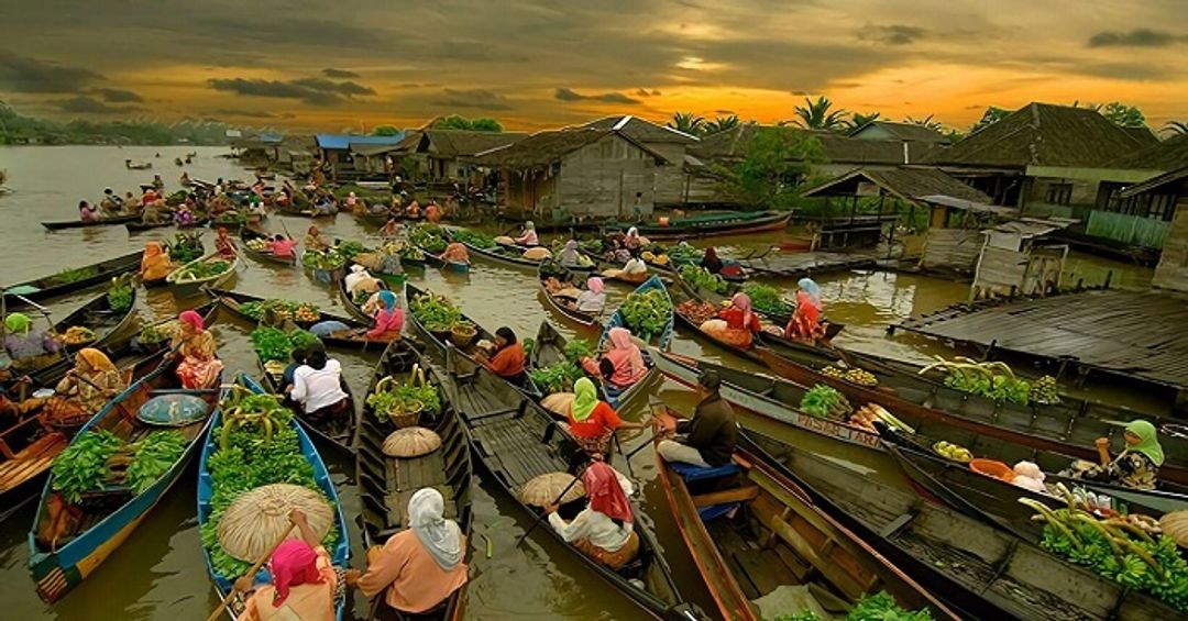 Pasar Terapung Lok Baintan (atourin)