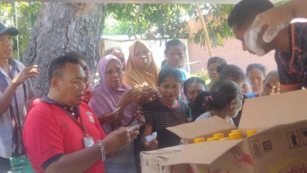 Dinas KoperindagUMKM Kabupaten Nagekeo Gandeng Bulog Gelar Operasi Pasar