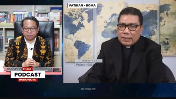 Simak Obrolan Menarik Nando Setu dari Podcast 'Orang Kita' dengan Padre Marco SVD di Vatikan