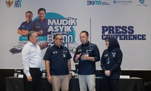 Kementerian BUMN kembali gelar program mudik bersama BUMN dengan tema “Mudik Asyik Bersama BUMN 2024”. 