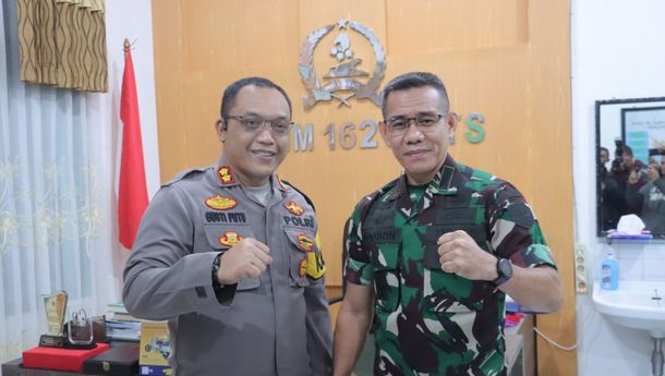Kapolres TTS dan  Dandim 1621/TTS Pastikan Sinergitas TNI  dan Polri Di  TTS Tetap Aman dan Kondusif