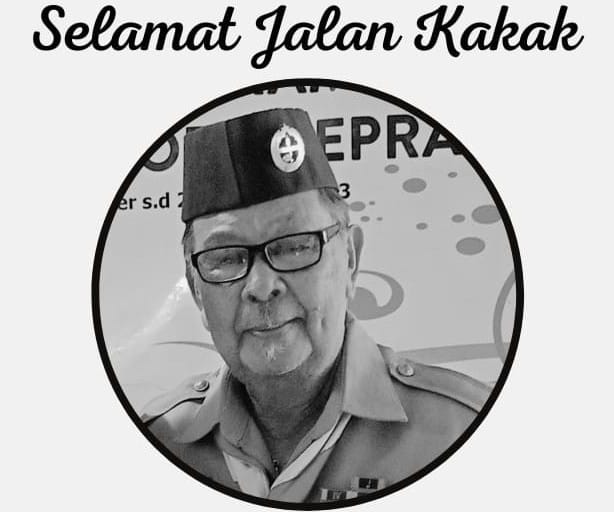 Keluarga besar Kwartir Cabang Gerakan Pramuka Kota Tomohon berduka atas wafatnya salah satu Pelatih Pramuka Kak Johanis Jantje Mumek. (Foto:Istimewa)