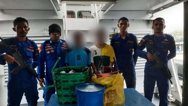 Nelayan, Pelaku Bom Ikan di Flotim Diringkus Polisi 